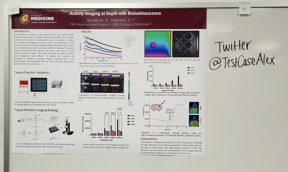 Excited for my first poster presentation as a grad student!! If you're at Michigan Sfn come say hi 👋  #MiSFN #CMU