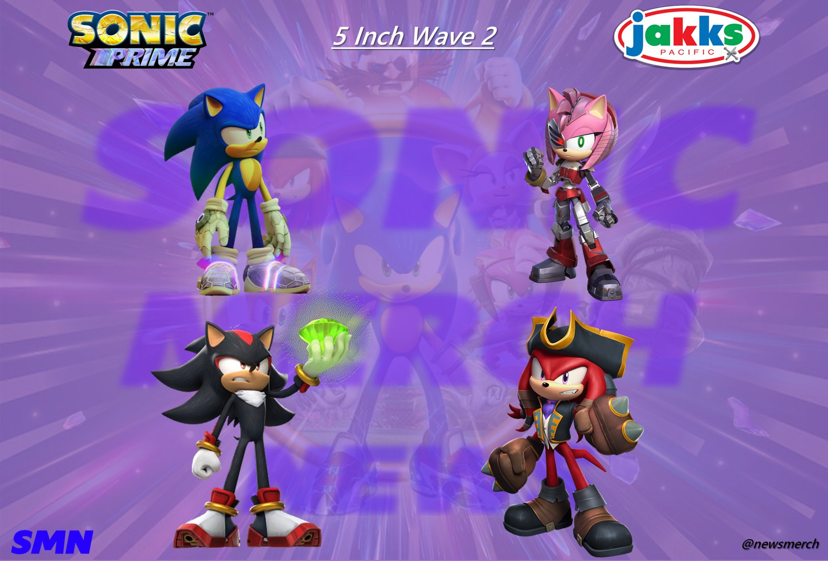 Sonic Merch News on X: ToyWiz has leaked Sonic Prime merchandise