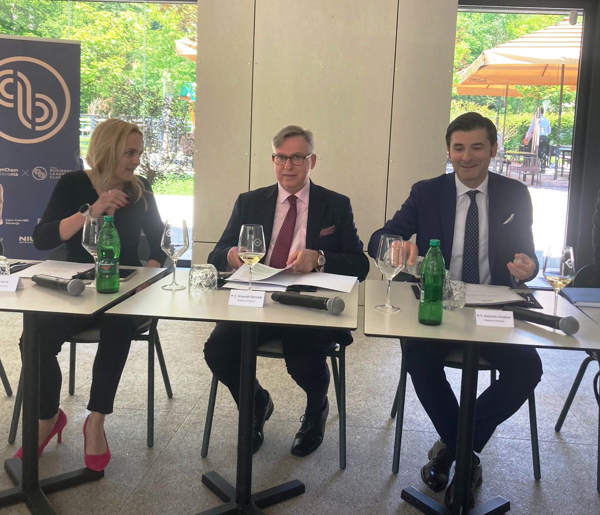 PLinSlovenia (@plinslovenia) on Twitter photo Very inspiring meeting with the members of <a href="/AmChamSlovenia/">AmCham Slovenia</a> on the Three Seas Initiative #3SI and its vision for the future of Europe with the participation of the Ambassadors of 🇵🇱<a href="/KJOlendzki/">krzysztof olendzki</a> and 🇷🇴<a href="/AlexGradinar1/">Alexandru Grădinar</a>
ThankYou to Miriam Možgan <a href="/MtM68/">Miriam Možgan</a>, Melania Arreaga and Ajša Vodnik Very inspiring meeting with the members of <a href="/AmChamSlovenia/">AmCham Slovenia</a> on the Three Seas Initiative #3SI and its vision for the future of Europe with the participation of the Ambassadors of 🇵🇱<a href="/KJOlendzki/">krzysztof olendzki</a> and 🇷🇴<a href="/AlexGradinar1/">Alexandru Grădinar</a>
ThankYou to Miriam Možgan <a href="/MtM68/">Miriam Možgan</a>, Melania Arreaga and Ajša Vodnik