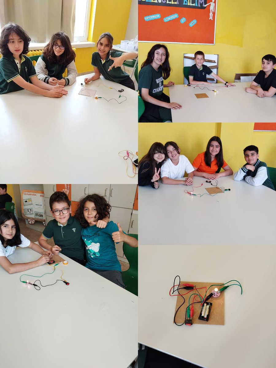 Elektrik devrelerimizi kurduk. 💡🔌 <a href="/DogaOkullari/">Doğa Koleji</a> <a href="/ilkay04cakir/">İlkay Çakır</a> <a href="/ErsinGuctekin/">Ersin Güçtekin</a>