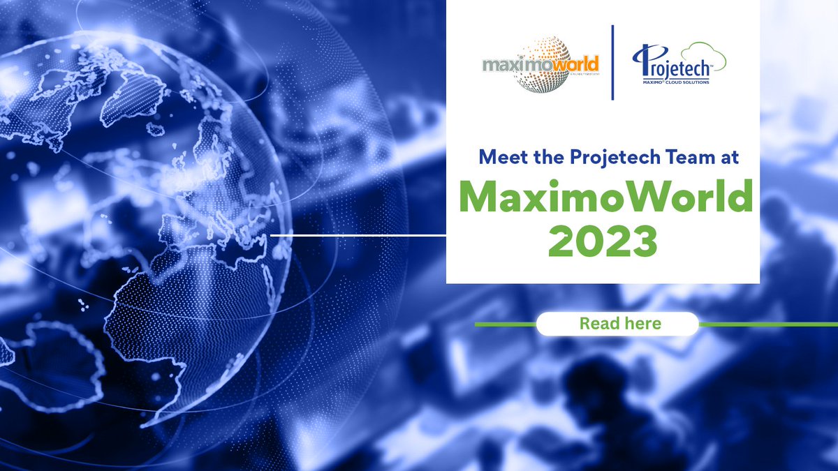 Projetech_Inc's tweet image. The @Projetech_Inc team is excited to join the #MaximoWorld2023 this August!

To get a sneak peek into what&apos;s in store, check out our latest blog post featuring detailed event information and insightful presentations from our esteemed partners.

projetech.com/maximo-blog/me…