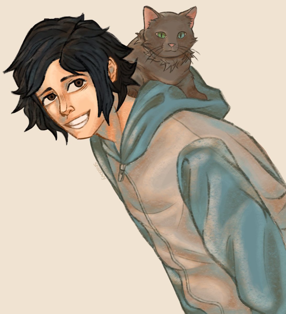 ShadowyGhost_'s tweet photo. Blake e o felino 💤

❤️+🔁+💬= helps a lot
#digitalart #originalcharacters https://t.co/WSJoTmYTBU