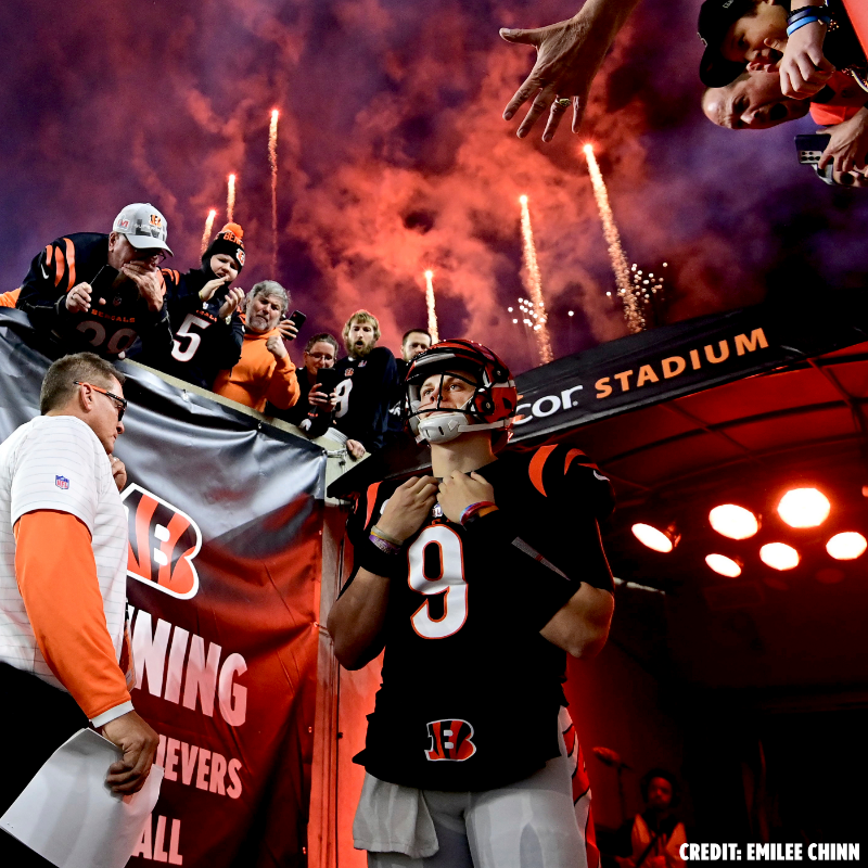 Bengals's tweet photo. 100 DAYS UNTIL THE JUNGLE IS ROARIN‼️