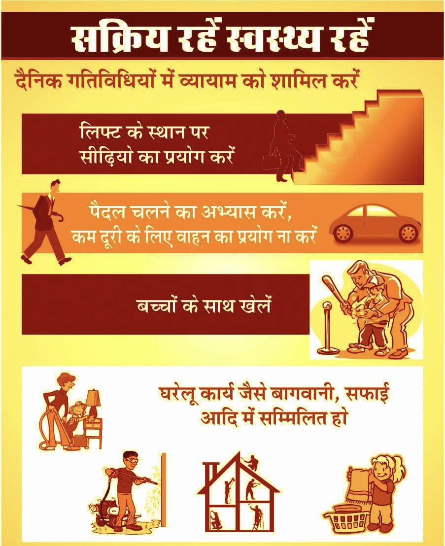dranillamba2612's tweet photo. तनाव से बचें, सक्रिय रहें, यदि तम्बाकू/धूम्रपान की लत है तो इसे छोड़ें और रोजाना साईकिल चलाने से अंसक्रामक/गैर संचारी रोगों से बचाव होता है एँव शरीर फिट, चुस्त व स्वस्थ रहने से जीवन खुशहाल रहेगा । #fithealthcampaign https://t.co/ELI3FTxPNM