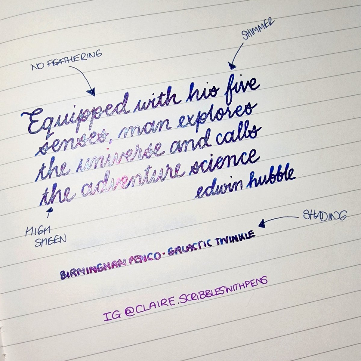 A notebook is only as good as the paper. We're quite proud of ours.