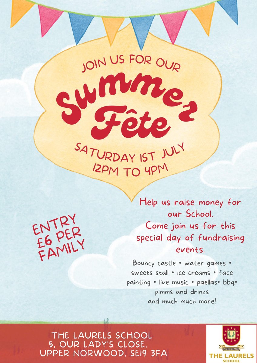 Summer is here! Is our fete on Saturday 1st July in your diary? 🎈🎉🍦🎶
@ShopSE19 @LOVESE19 @peckhampeculiar @UpperNorLibHub