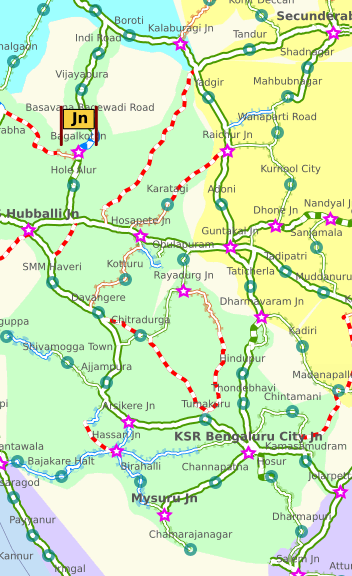 Bruhannale's tweet photo. Biggest Fraud is #BasavaExpress which uses an insane route.
#Mysuru to #Bagalkot route should never touch #KSR Bengaluru, Guntakal Jn and Solapur Jn
@RailMinIndia @mepratap @BSYBJP @BYVijayendra https://t.co/3XxVc4bjxr