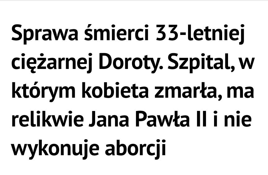 BozenaPrzyluska's tweet photo. Gdyby ktoś jeszcze miał wątpliwości, czy ciemnogród panujący na oddziałach ginekologicznych, skutkujący zabójstwami kobiet, ma podłoże religijne:

https://t.co/Ga9SAd5Dge

#ŚwieckiePaństwo #SamePlusy #StrajkKobiet https://t.co/aJu5NfTLxY
