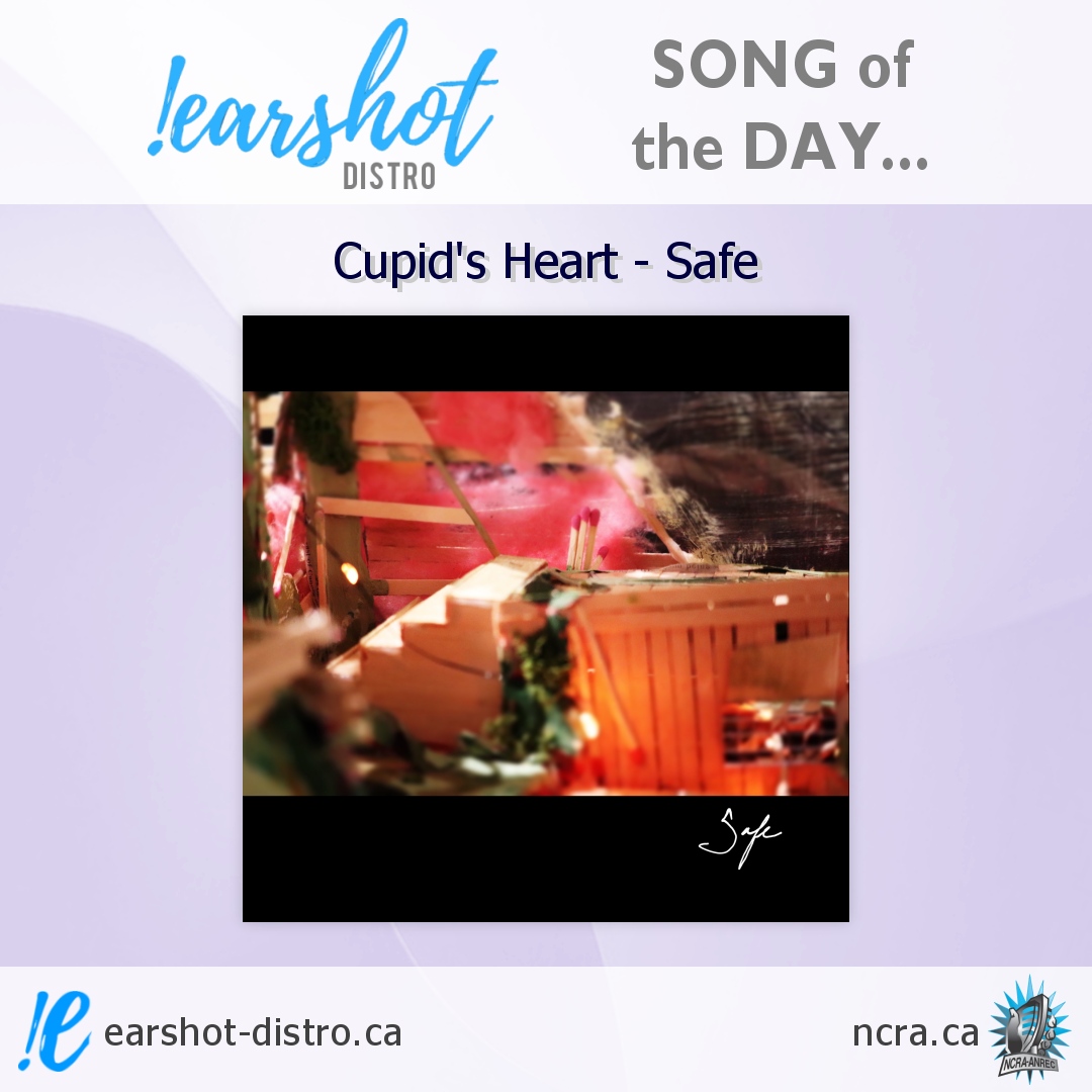 The #EarshotSongOfTheDay is @CupidsHeartBand's 'Safe'. The #PrinceAlbert duo's cello, guitar & drums alt rock reinvention makes for a must-hear of this track about discovering the right place to be & who it's shared with. More: cupidsheartband.com #earshotdistro #musicdistro