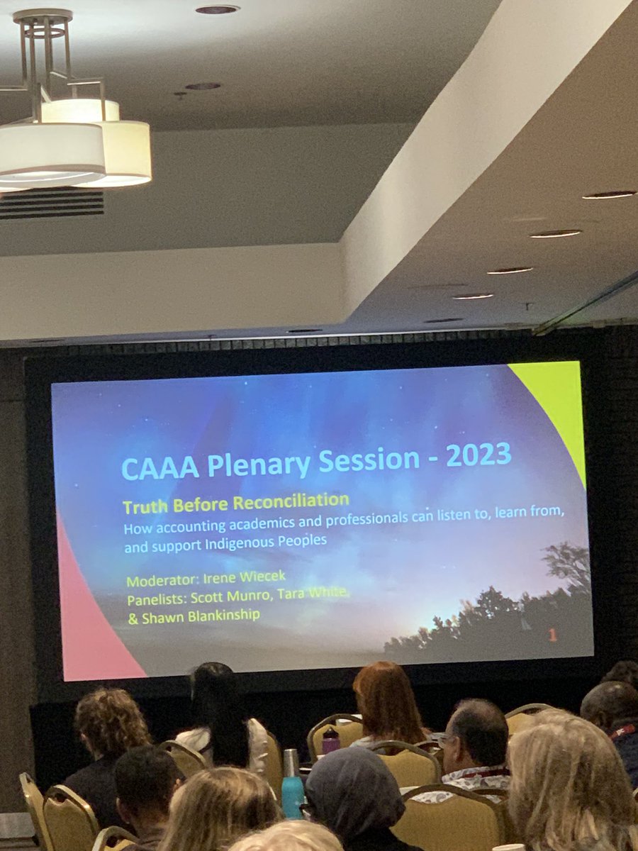 accountingpod's tweet photo. #kiaora bonjour #quebec Great to be at @caaa_acpc annual conference #accountingforall! Starting the day with an incredible #indeginous prayer followed by a panel session on truth before reconciliation! Thanks for having us here! Nga mihi! Carina Hackett https://t.co/s7f3FY93Jo