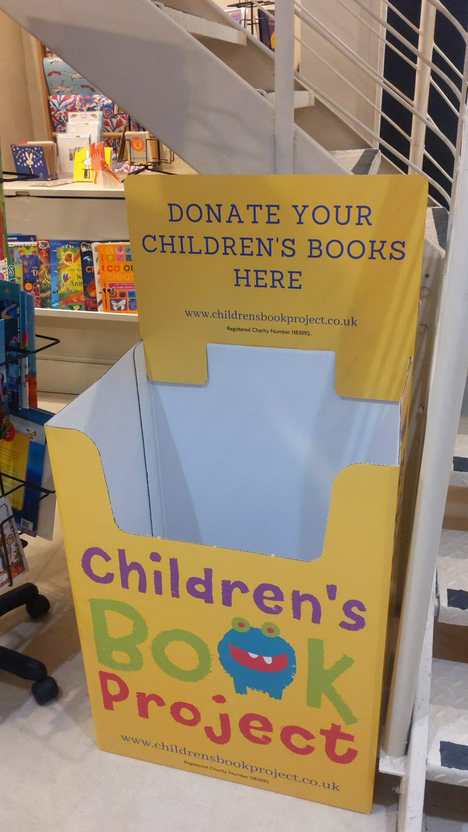 The box is in! Come and drop off your pre-loved children's books to support @lonbookproject. They've given away a million books since they started a decade ago. Let's help even more children have the joy of owning their own books.