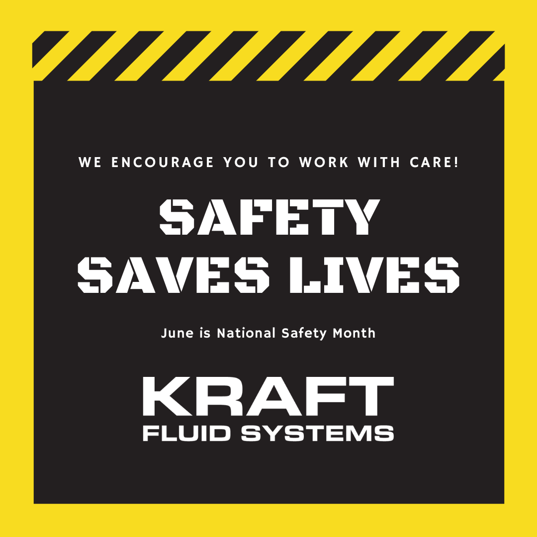 June is National Safety Month. We encourage you to be safe and act responsibly in the workplace. It could save a life. #safetyfirst #nationalsafetymonth