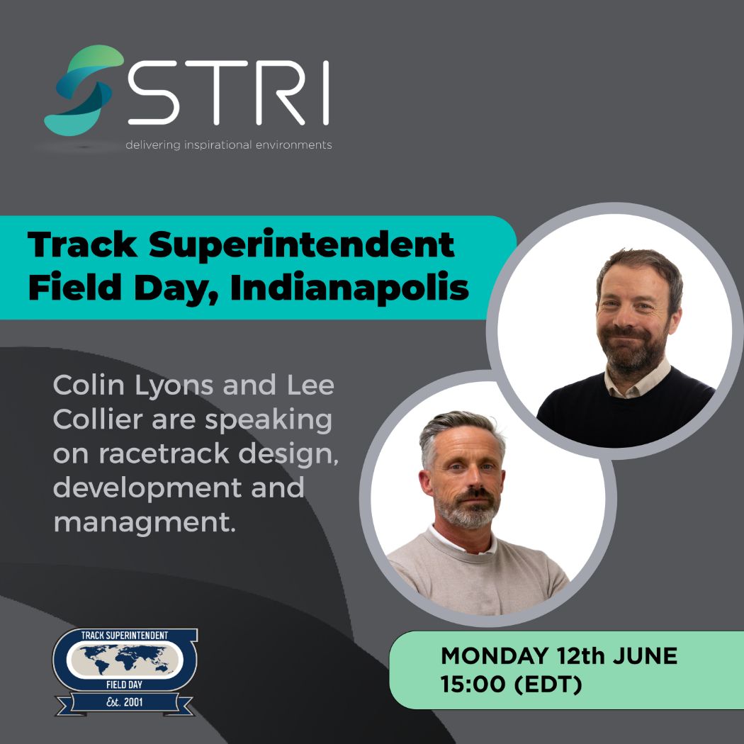 strigroup_'s tweet photo. 🗓️ 12th July 2023
🕒 3PM (EDT)
🎫 Track Superintendent Field Day
📍 Indianapolis 
  
Colin Lyons and Lee Collier will be taking to the stage at the Track Superintendent Field Day in Indianapolis, to discuss racetrack design, development, and management. https://t.co/YyyZOCU2mv