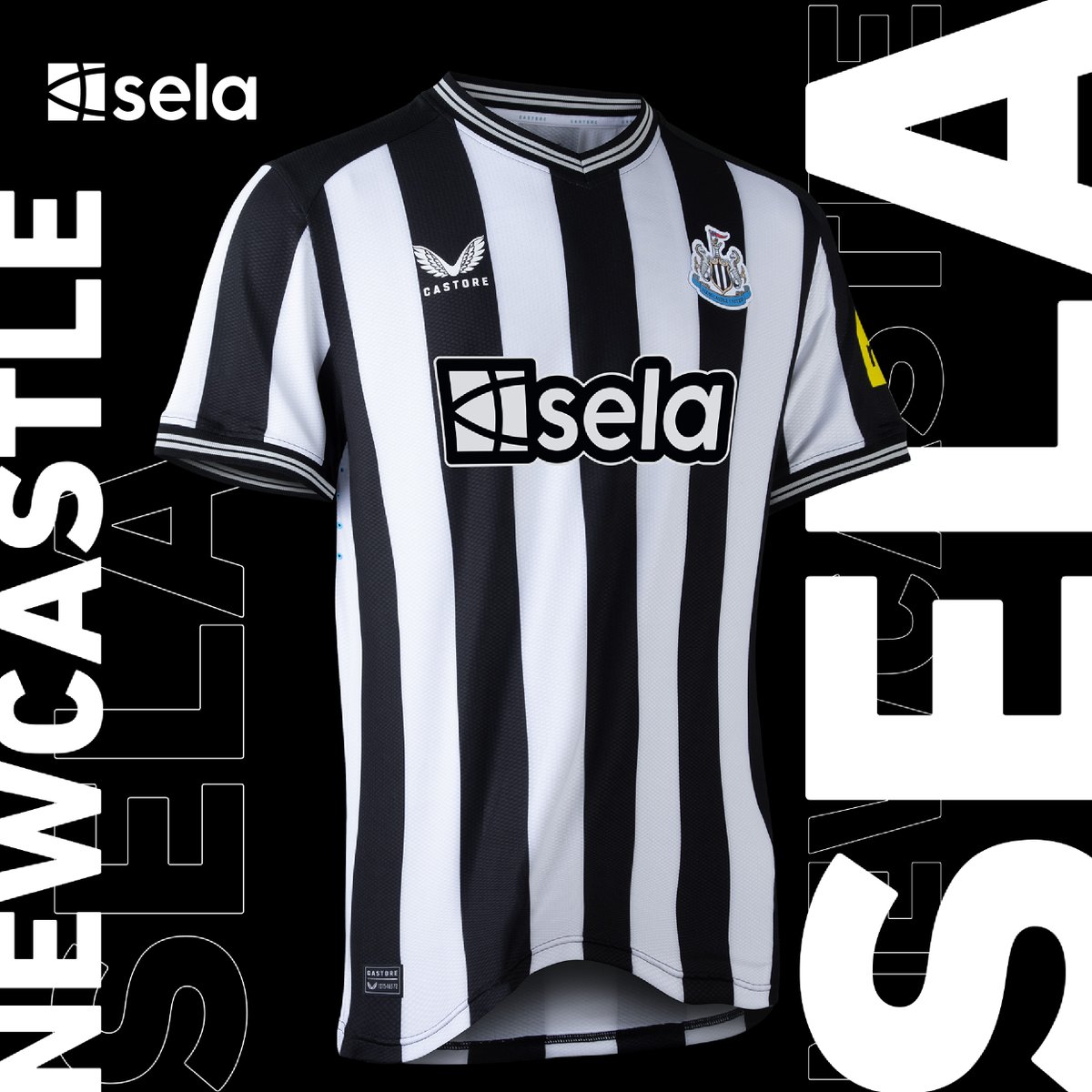 Sela's tweet photo. Sela is honoured to become the @nufc shirt sponsor!

تفخر شركة صلة كونها الراعي الرسمي لقميص نادي نيوكاسل @nufc!

#Sela #NUFC #Magpies #Football #Sponsorship https://t.co/d43UquLQ8e