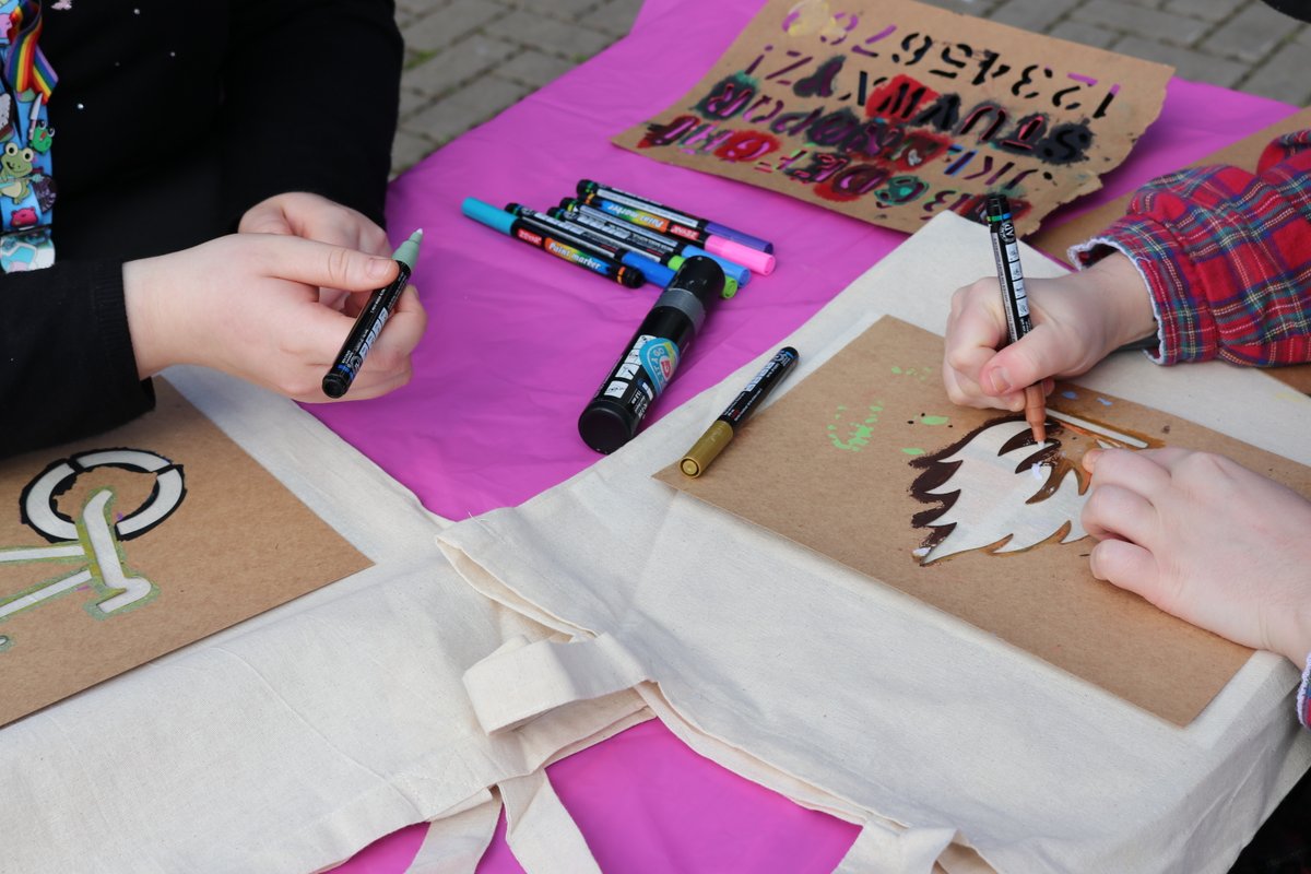 Join us tomorrow for our Pride Month street event! Have a go at stencilling our graffiti wall or a tote bag. Happening Saturday 10th June from 12pm in the Sanc Beer Garden to catch some sun and get creative 🎨  #PrideMonth #Graffiti

Book now: bit.ly/3OV62SR