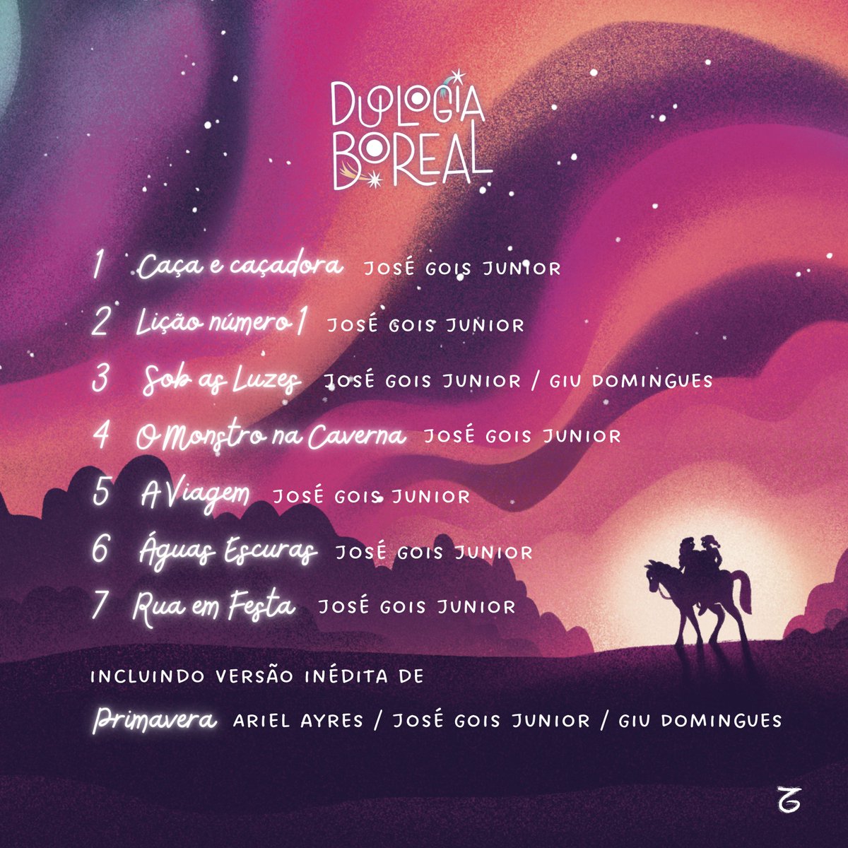 MAIS UMA SURPRESA: PRESENTE DO DIA DAS NAMORADAS 💜 

EP da Duologia Boreal, com 8 músicas por <a href="/jgoisjunior/">José Gois, o Maestro</a> (e participação de @TritaoDasTreta) para acompanhar Luzes do Norte e Sombras do Sul, vai estar disponível  dia 12 de Junho!

Pré save em onerpm.link/938282695335
