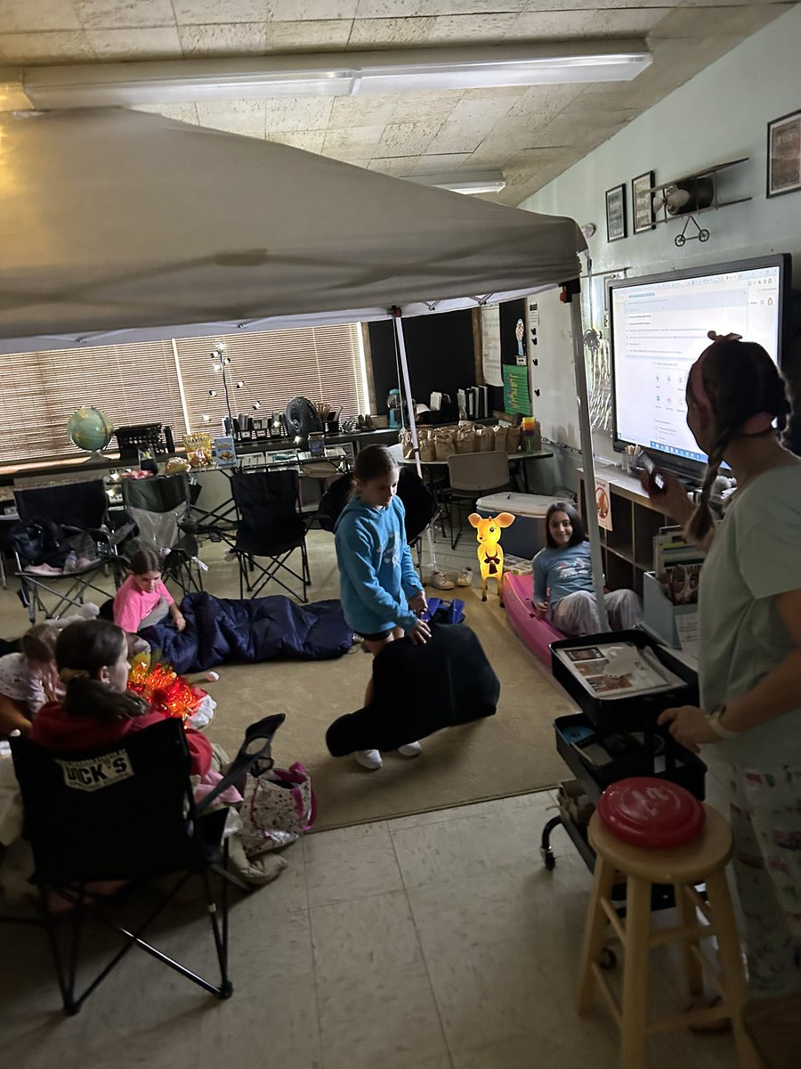 turtlechronicle's tweet photo. When your 4th graders lose a field trip to Thacher Park due to #AQI and pivot to creating Camp Look on the Bright Side in their classrooms. #teamwork #intothewoods #turtlesplay https://t.co/Nv08Cbt8qM