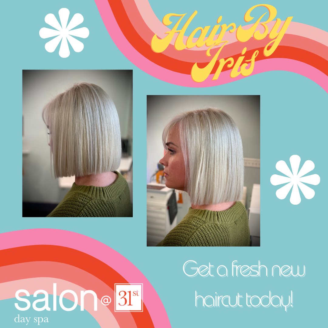 Salon31st's tweet photo. Who says blondes have more fun? 🙅‍♀️ PLATINUMS have ALL the fun 😉✨ #ShortAndSweet #HairGameStrong #salon #virginiabeach #freshcut #salon31st #summerhair #summertime #Bold #blunt https://t.co/Wa3fPVHssQ