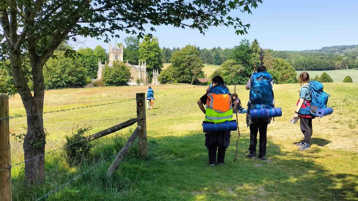 …the sun returned! Today is even brighter and warmer than yesterday.A great final qualifier day for @DofE where students have been fantastic. ☀️ 💙