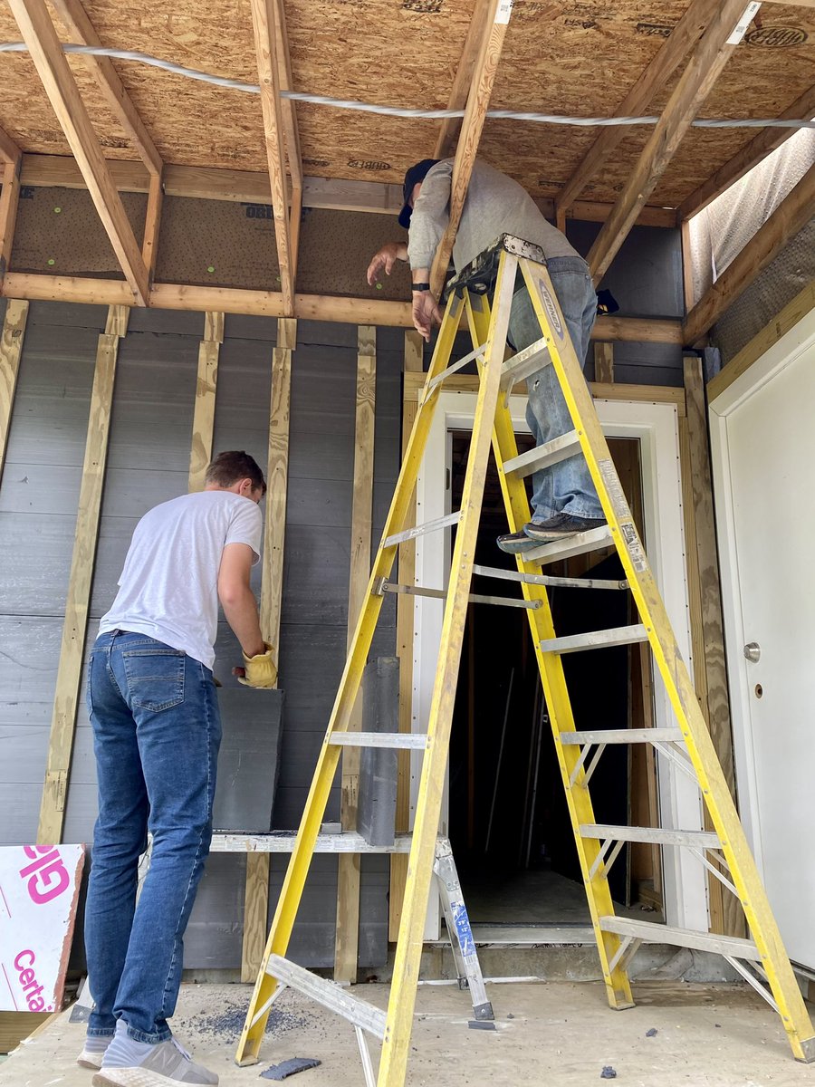 Today is the last day of work for our 14-member team in Vermont. They are building young married housing for Northeastern Baptist College <a href="/nebcvt/">Northeastern Baptist College</a>. So grateful for the time, money, and energy they have invested in this strategic ministry!