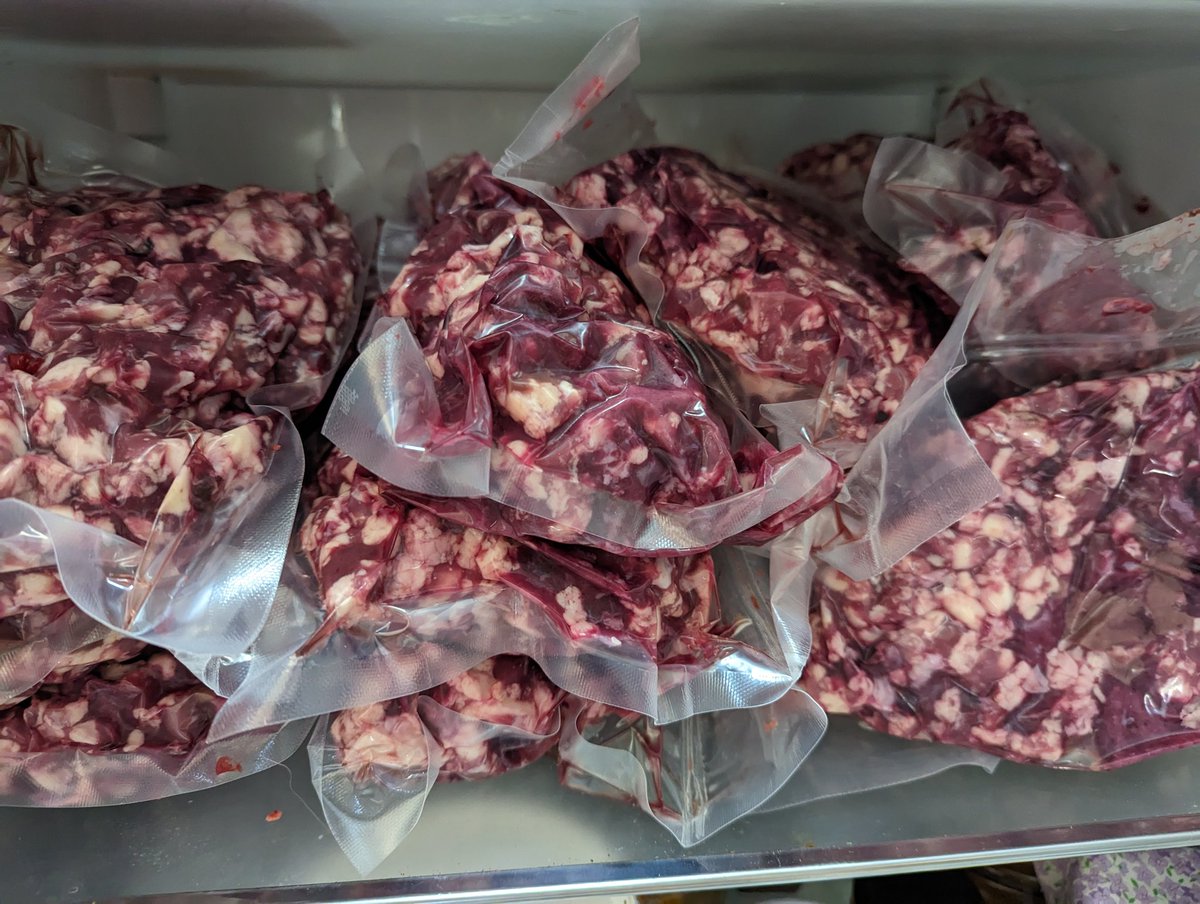 Fi_FAJ's tweet photo. A huge thank you to @ButchersDunn for preparing all the lovely dog food that will keep our pups happy for a couple of weeks.  Your customer service is superb! https://t.co/hLAy9EcTUq