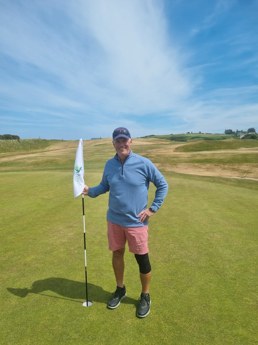 Mike O'Neill Lexington Golf Club USA, hole in one at the 17th at Ballycastle Golf Club today.
Congratulations Mike from all at Causeway Coast Golf.