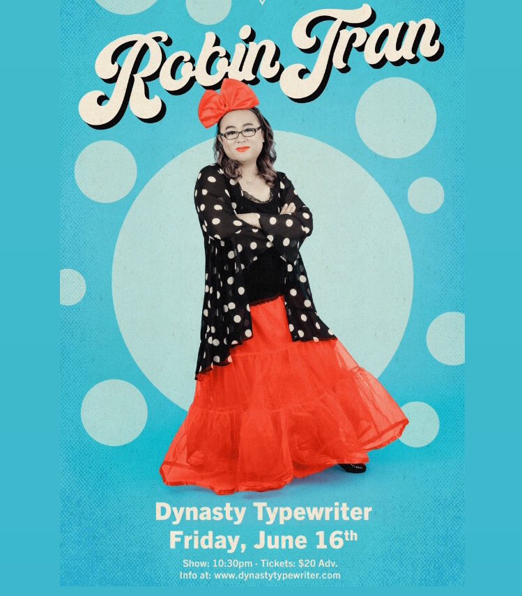 Next Friday 6/16 in Los Angeles at Dynasty Typewriter, I’m headlining my own show! Running my set for Edinburgh Fringe festival.

Tickets here! dynastytypewriter.com/events-calenda…