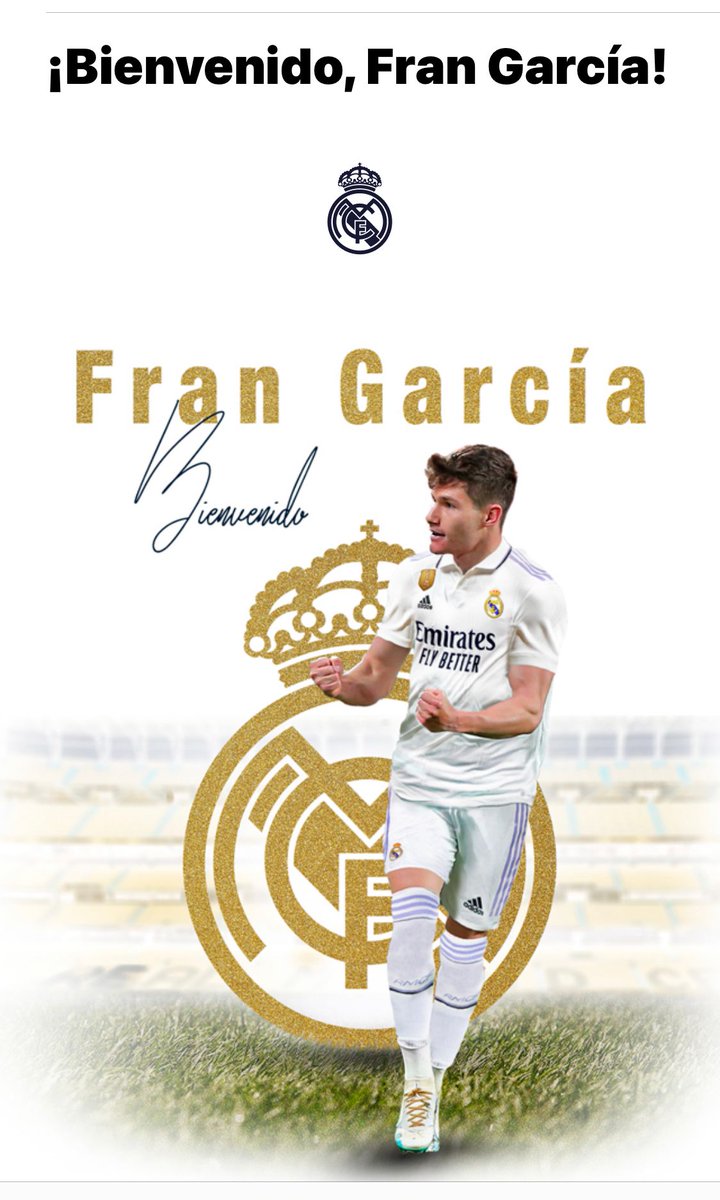 As_TomasRoncero's tweet photo. Gran fichaje. A por todas @Frangarcia_11 . Hala Madrid!!! https://t.co/YuvzSR71Yi