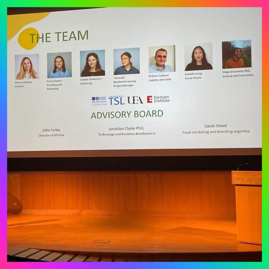 mv_pea's tweet photo. MVPea shines at @NorwichResearch Enterprise Showcase! 🌱🎉 Our presentation wowed the audience, showcasing our groundbreaking pea-powered solution. Honored to join #EnterpriseTuesday. Check out more https://t.co/Gyg0gwZnmV✨🌟 #MVPea #PeaPower #Startup https://t.co/vsyDym6lEY