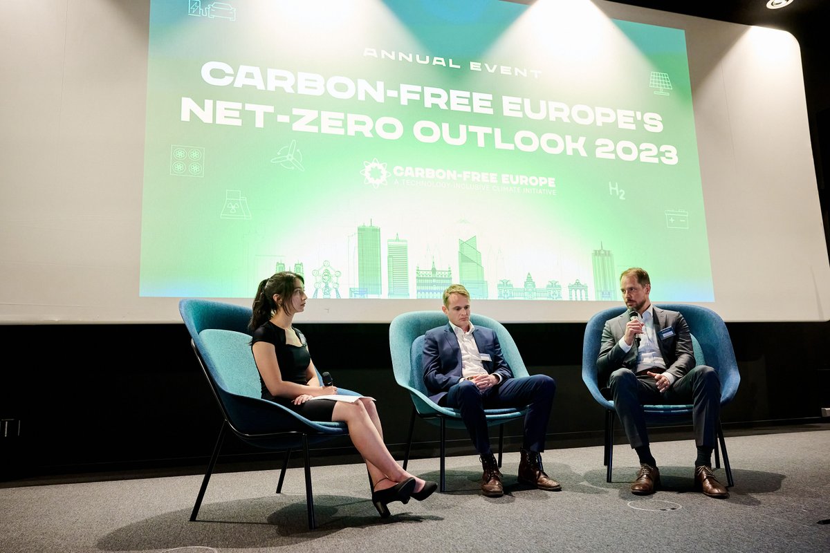 Have you heard? Carbon-Free Europe just launched its 2023 Annual Decarbonisation Perspective in Brussels. Here are the biggest takeaways from our insights into Europe's progress towards carbon neutrality. 🧵1/8 carbonfreeeurope.org/modelling