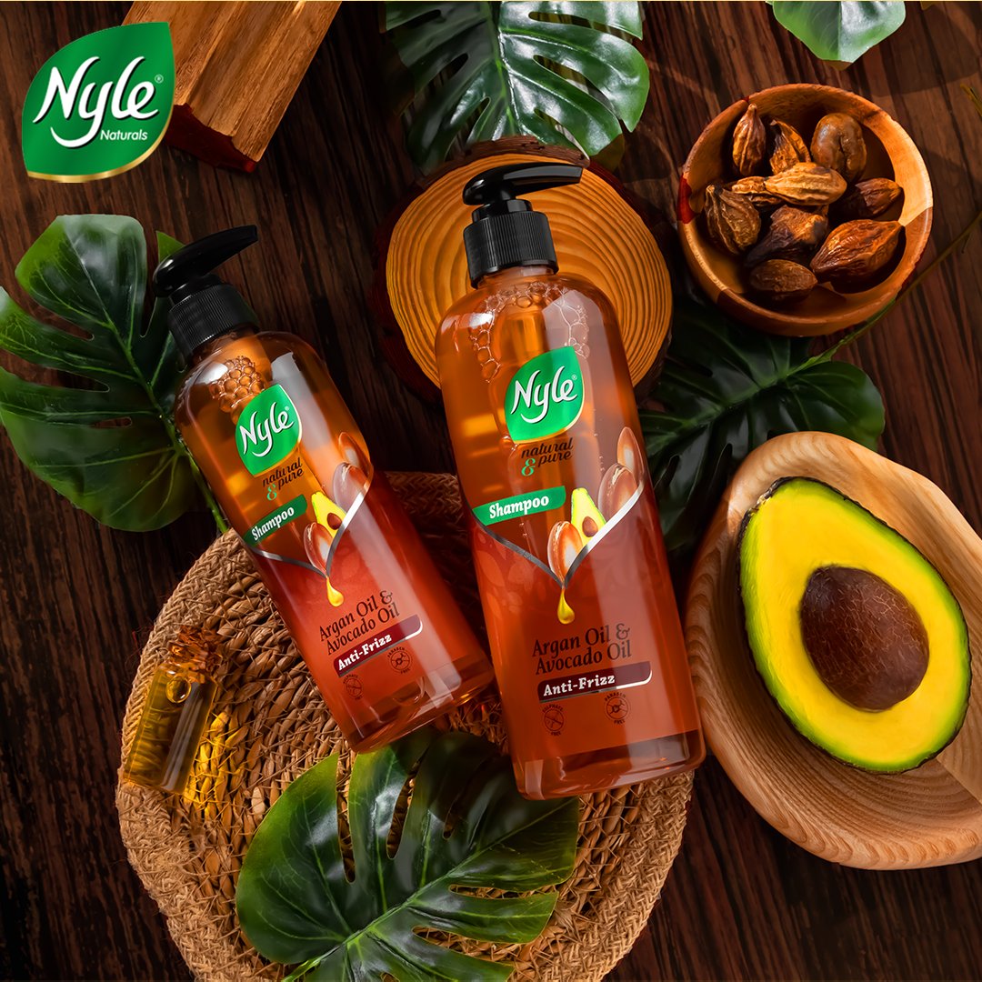 NyleNaturals's tweet photo. Don’t forget that your hair needs its added care too. Try using natural & exotic solutions to get the hair of your dreams.
Buy now, Nyle Argan & Avocado Oil shampoo and conditioner and say bye-bye to frizzy hair.
#NyleNaturalandPure #RootedInPurity #NatureKeLabSe #NyleShampoos https://t.co/Nd4VWgQEyG