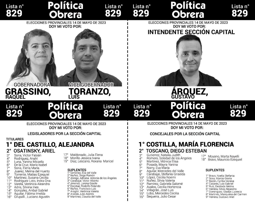Aledel_Castillo's tweet photo. El voto a Politica Obrera el domingo representa la defensa
del salario, la jubilación y las condiciones de trabajo frente al ajuste del Gobierno y el FMI, la defensa de la educación y salud públicas y de los derechos de las mujeres y la perspectiva de un gobierno de trabajadores! https://t.co/8fC5HHW7D8