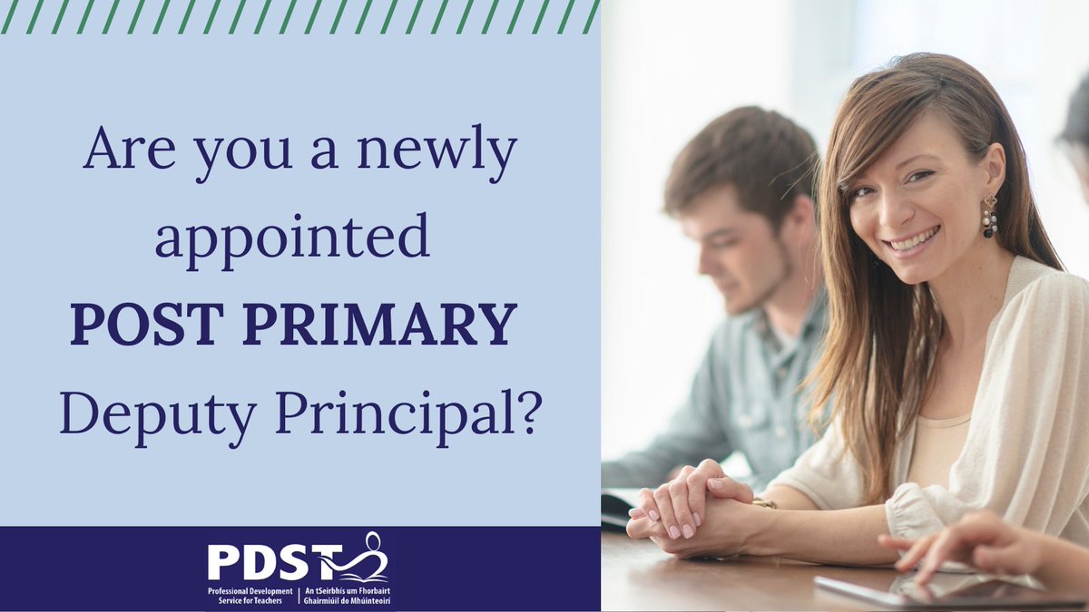 Applications are now open for the PDST Tánaiste Induction programme for newly appointed Post Primary Deputy Principals. Apply at pdst.ie/Tanaiste/Postp… #PDST #leadership #PDSTTánaiste @NAPD_IE @LeCheileDND @ceist1
