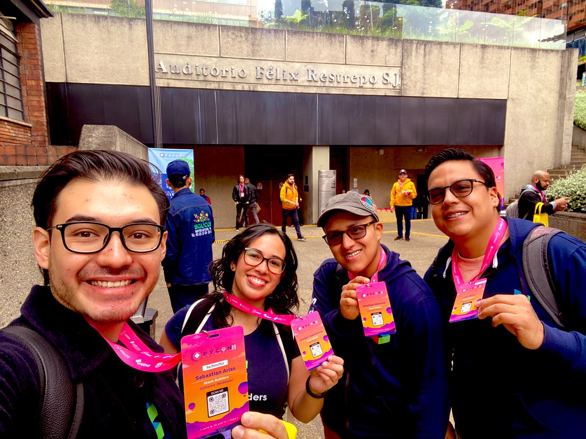 sebasarias95's tweet image. Team ready for #pyconcolombia2023
@stackbuilders @pyconcolombia