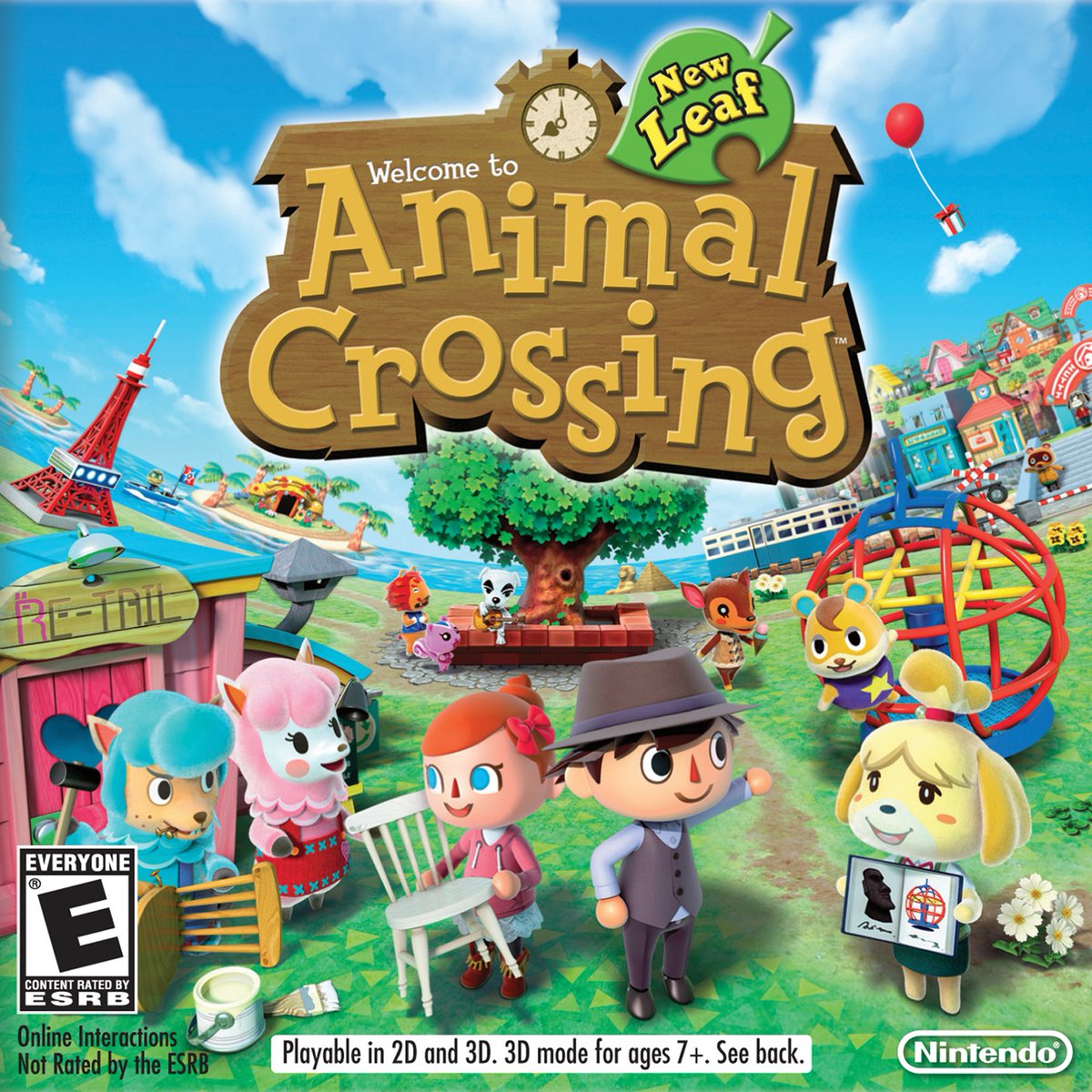 ACWorldBlog's tweet photo. It's been TEN years since Animal Crossing: New Leaf released in North America on June 9th, 2013! 🎉 What's your favorite New Leaf memory? ✨ #AnimalCrossing https://t.co/oE0eRQ7Jve