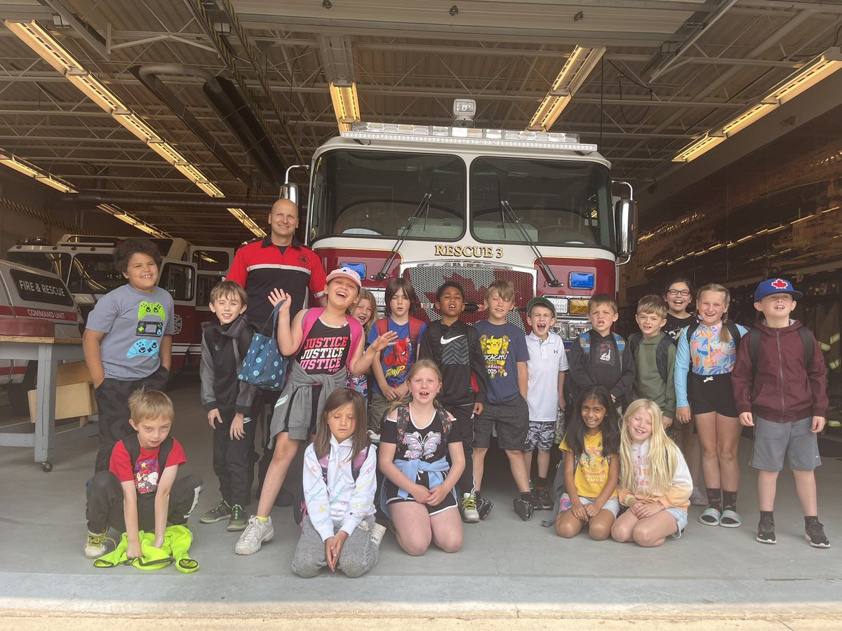 On Wednesday we visited the Point Edward Fire Hall. Claudio gave us an amazing tour and taught us so much about fire safety. Thank you Claudio &amp; Rick <a href="/PointEdwardFire/">Point Edward Fire & Rescue</a>