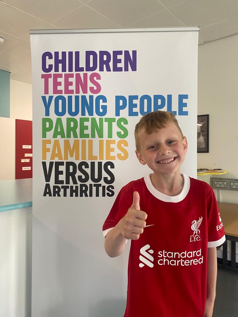 StNewcastle's tweet photo. We raised £230 today as part of our non-uniform day.  This money will be presented to Conn and his family in support of the work of @VersusArthritis NI.  Please read the full report on the school website. https://t.co/NRJJEo3x3k