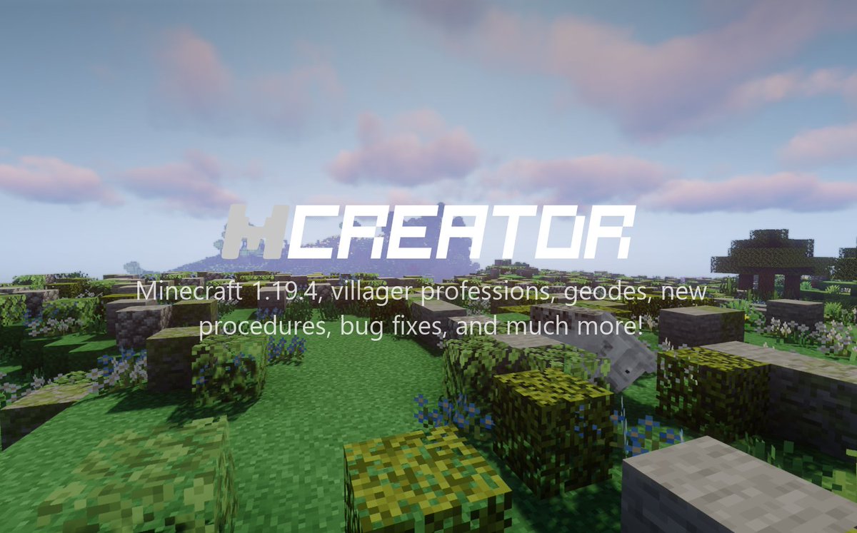 Pylo on twitter did you try the new mcreator 2023 2 yet 