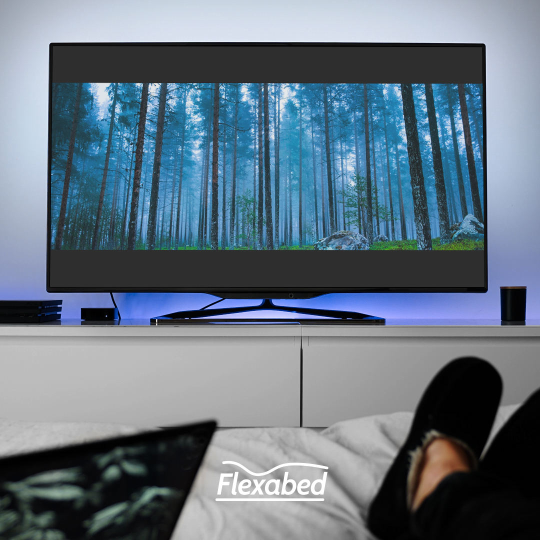flexabed's tweet photo. National #MovieNight is so much better in a #Flexabed. 😍💙  What's your favorite #movienight movie? 🍿 🎬 https://t.co/PPbv3sKmoo