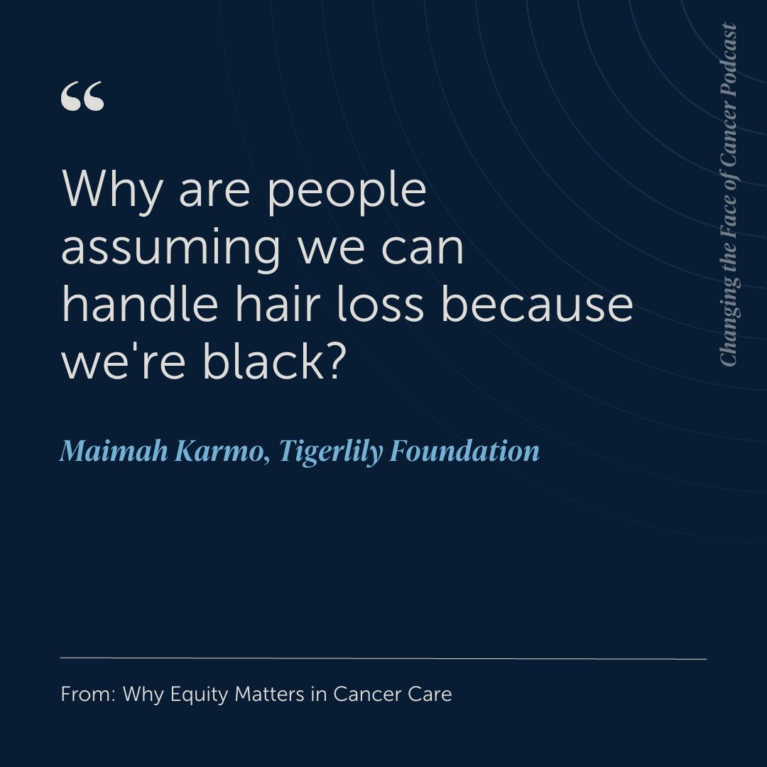 CTFOC_Podcast's tweet photo. Patient advocates Maricia Cole and @Maimah describe how hair is a huge part of their identity – so ask why black women are assumed to handle hair loss better.

Even with options like wigs available, #scalpcooling discussions should always be initiated.

https://t.co/U73an8BmW8 https://t.co/Y8o9lLxftS