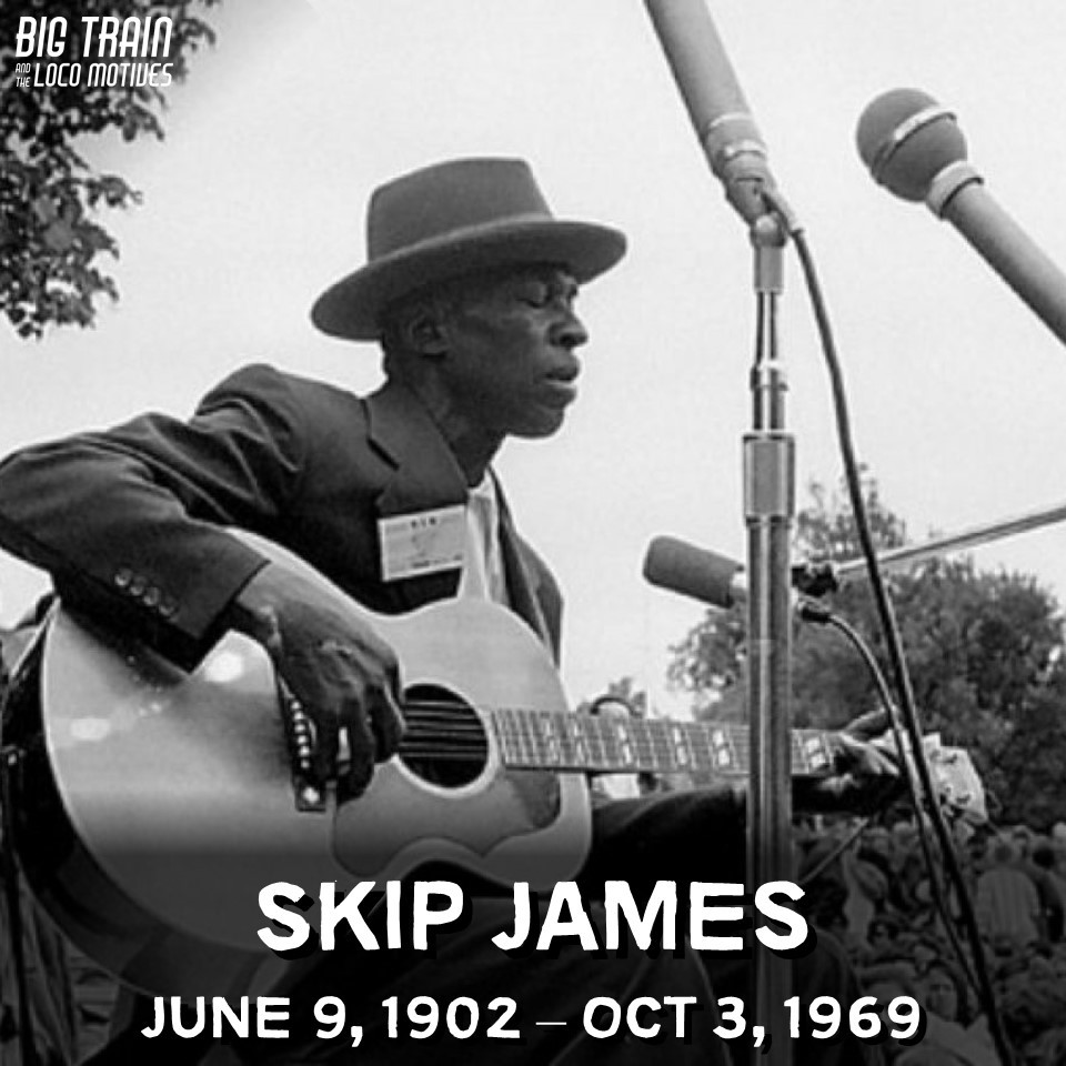 HEY LOCO FANS - Happy Birthday to Bentonia, MS blues genius Skip James born June 9, 1902! He was among the earliest and most influential Delta bluesmen to record #Blues #BluesMusic #BluesMusician #BluesGuitar #BigTrainBlues #BluesHistory #SkipJames