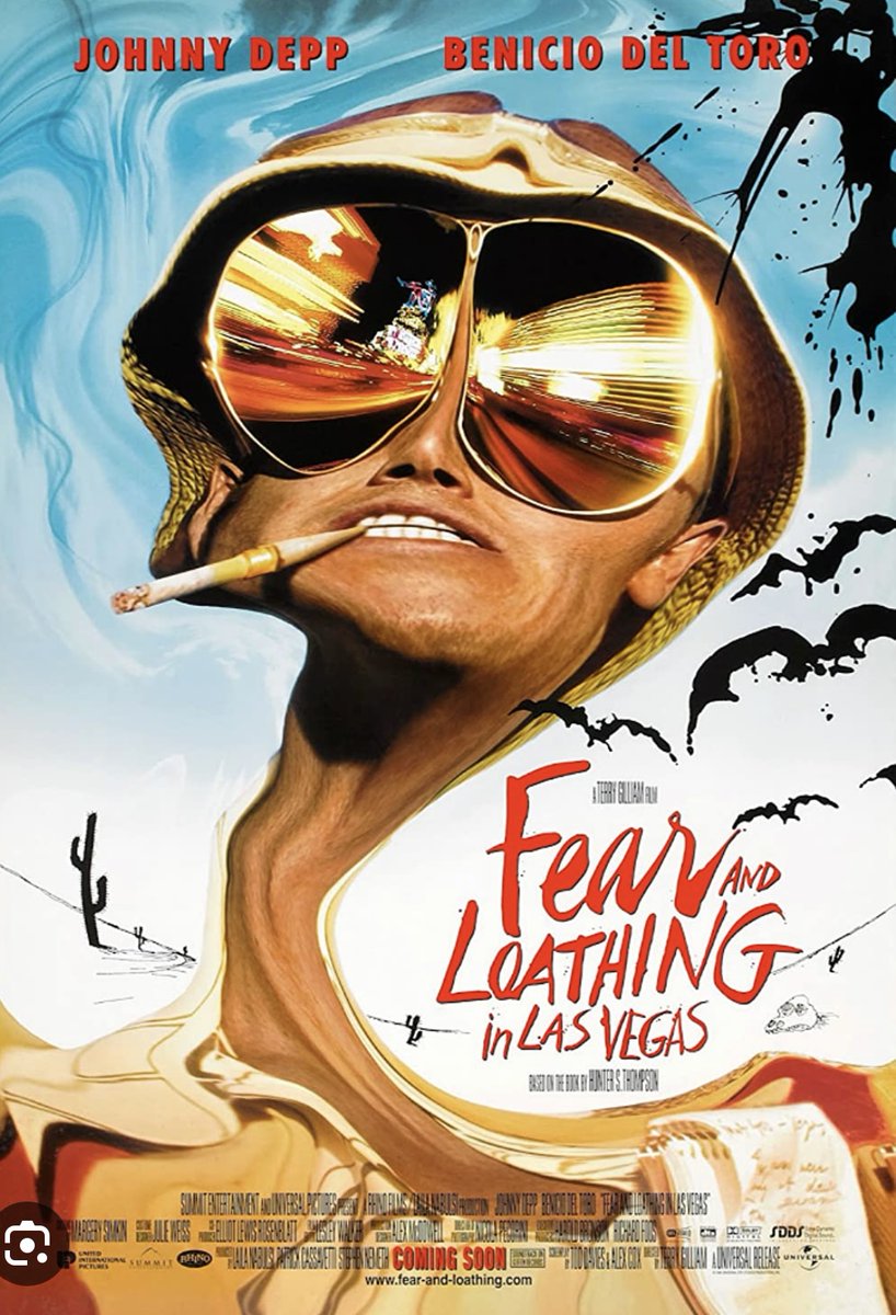 Movie night tonight, well, it IS Johnny Depp's birthday after all! 

#MovieNight #FearAndLoathingInLasVegas