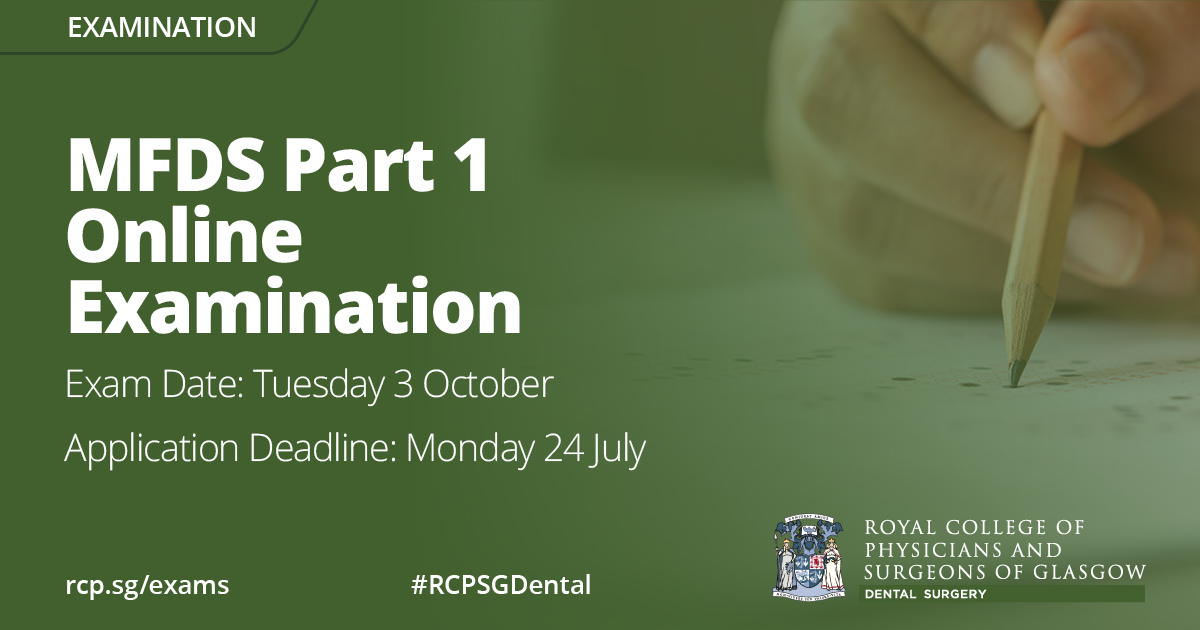 Royal College of Physicians & Surgeons of Glasgow (@rcpsglasgow) on Twitter photo Award of the Diploma of Membership of the Faculty of Dental Surgery highlights your enhanced knowledge, experience and clinical competence well beyond primary qualification level. Apply for this exam by 24 July: ow.ly/hBql50OJ63k
<a href="/DrGoodalltweets/">Prof Christine Goodall</a> <a href="/cimather/">Craig Mather</a> Award of the Diploma of Membership of the Faculty of Dental Surgery highlights your enhanced knowledge, experience and clinical competence well beyond primary qualification level. Apply for this exam by 24 July: ow.ly/hBql50OJ63k
<a href="/DrGoodalltweets/">Prof Christine Goodall</a> <a href="/cimather/">Craig Mather</a>