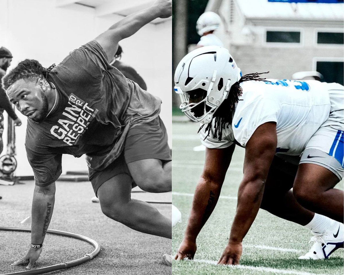 lionsfanreport's tweet photo. Alim McNeill is down 13% body fat and is primed for a breakout season!#OnePride https://t.co/9YPk4sX1y7