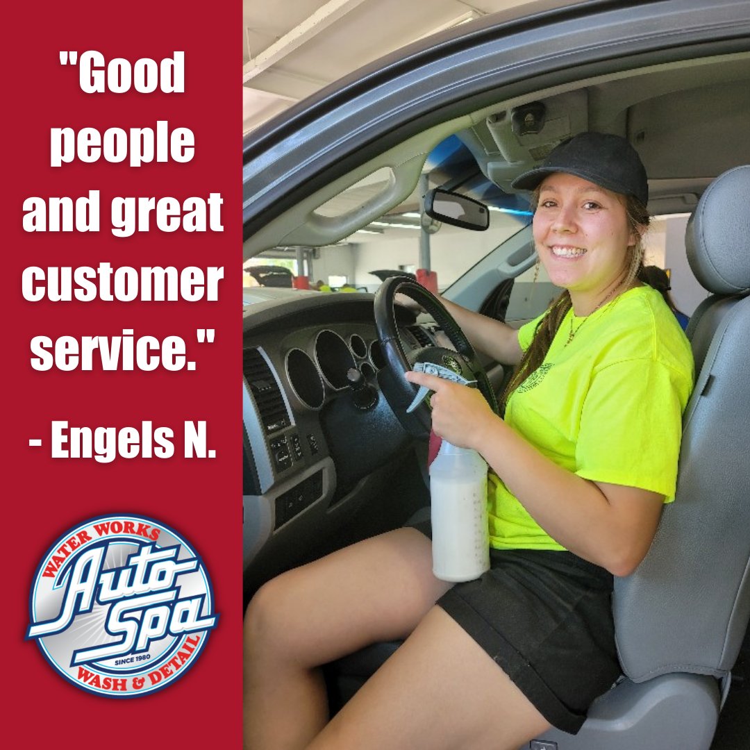 Thank you to our loyal customers! You’re the reason we do what we do. 

#CustomerAppreciation #AutoSpa #WaterWorksAutoSpa #Cars #CarWashDetailing #CarDetailing #LocalCarWash #CarWash #ColoradoSprings #ColoradoSpringsBusiness