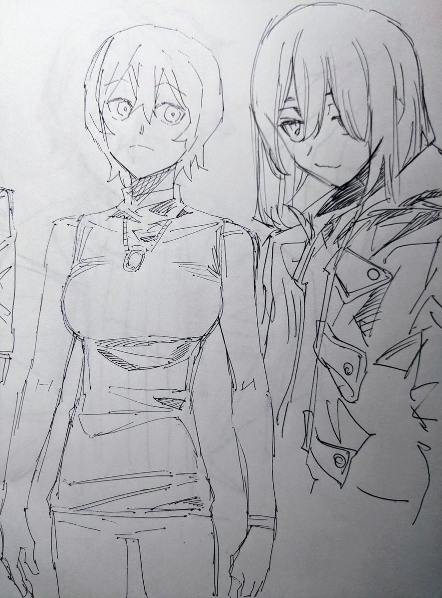 mocriしながら描いた落書き https://t.co/EqCXuG6FuV