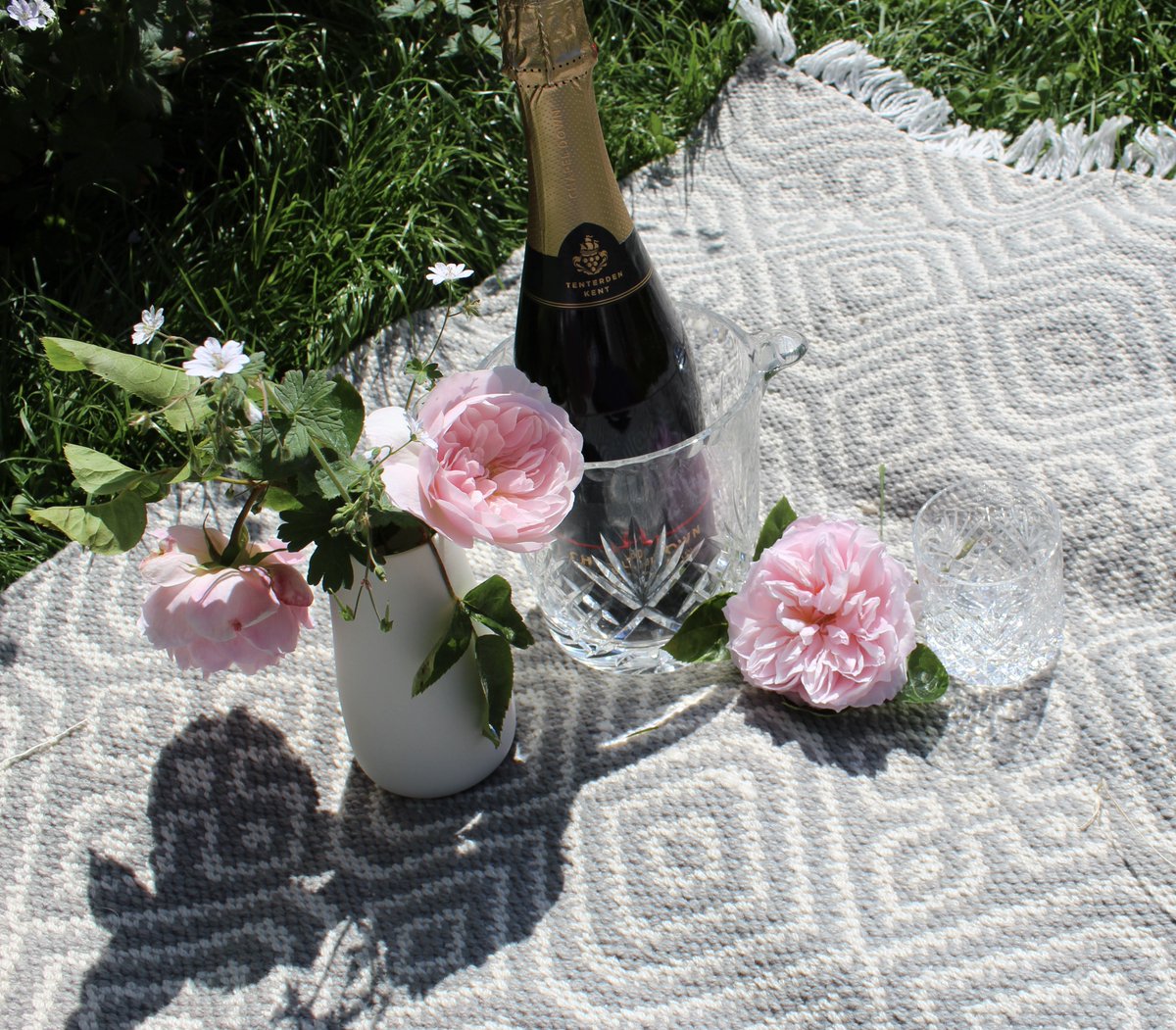 homeofjuniper's tweet photo. Weekend plans!

https://t.co/XafP7OcTJ9

(link to our indoor #outdoorrug - but the ice bucket and whiskey glasses can also be found on our Etsy page - the white Eadie vase can be found here = https://t.co/PZjkOET1Yw )

#picnic #greyrug #shopindie #shopvintage #englishwine #roses https://t.co/KggrmbmKDz