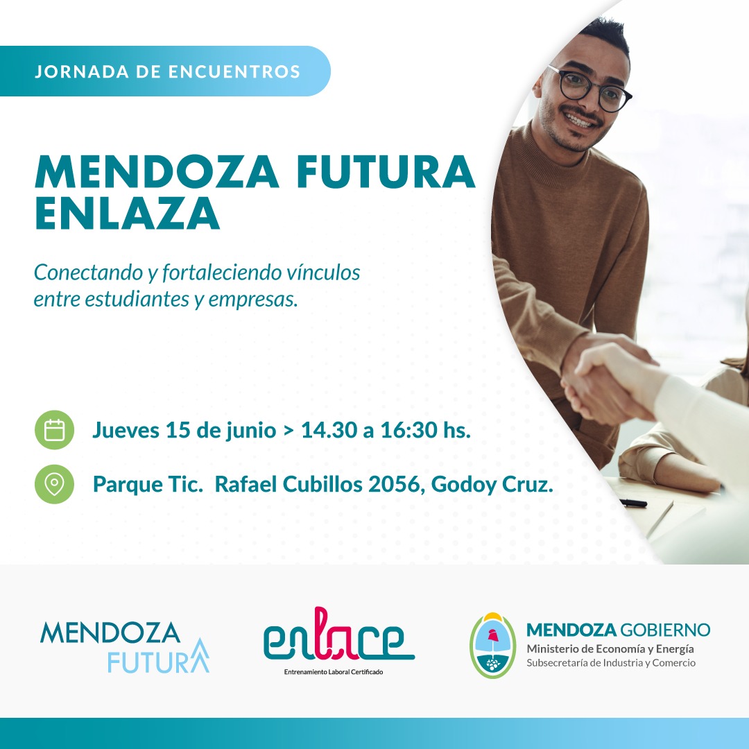 EmilceVegaEOK's tweet photo. 📢 Jornada #MendozaFutura Enlaza

Desde la Dirección General de Empleo y Capacitación de @EconomiaMza invitamos a empresarios locales a la presentación de #Enlace, programa de empleo que posee el ministerio para su empresa 👷🏽‍♂️🧑‍🔧

🗣️ Inscripciones abiertas:  https://t.co/sRozWhLNwR https://t.co/eg8B2N7BHi