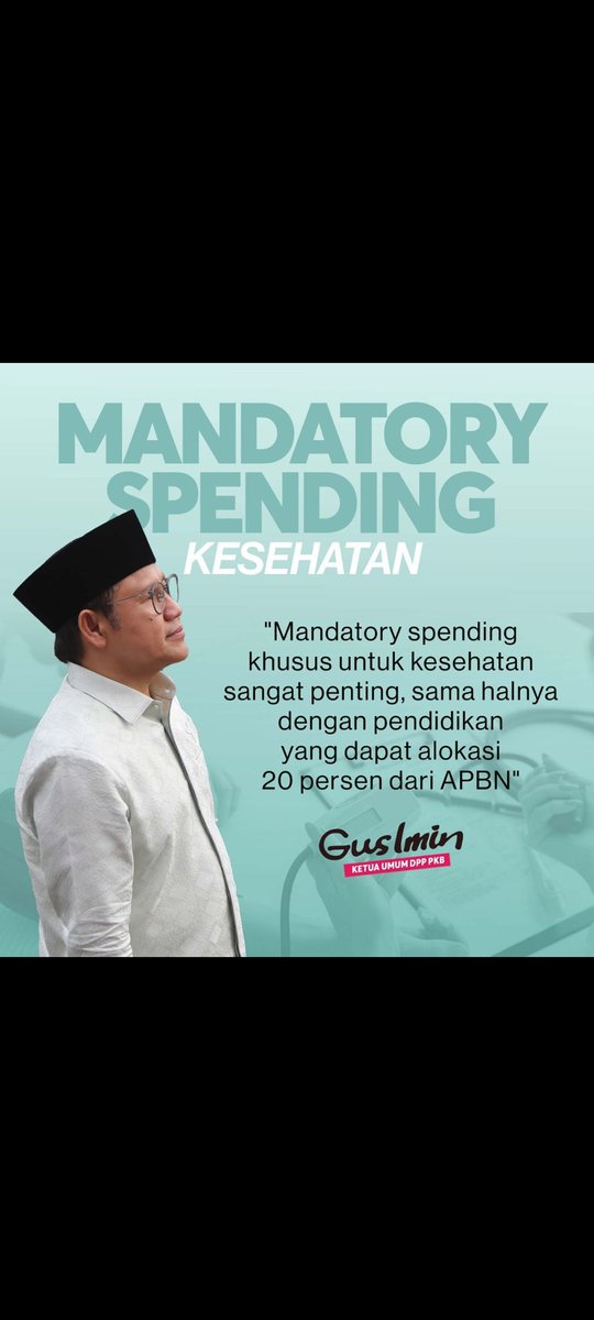 #Mandatatoryspending
#PartaiKebangkitanBangsa