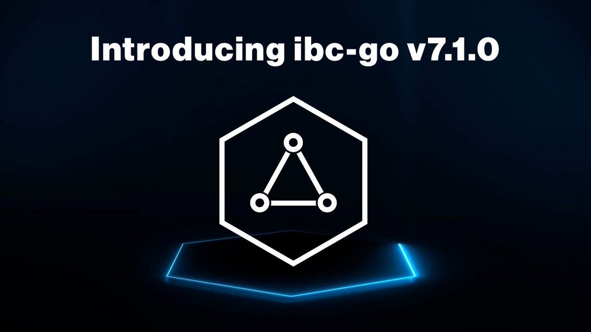 Introducing: ibc-go v7.1.0 🔭

The Inter-Blockchain Communication Protocol keeps evolving towards creating a wide set of features that improve the UX and pave the way for new interchain applications to emerge.

The latest #IBC release brings exciting new features that strengthen…